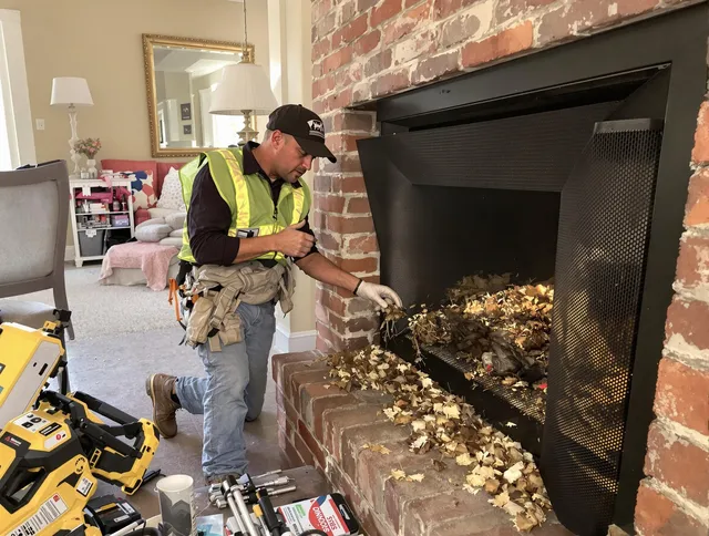 Safe screening installation by Winchester Chimney Sweep in Winchester, MA