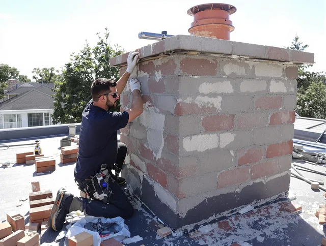 Advanced chimney repair process by Winchester Chimney Sweep in Winchester, MA